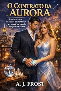 Livro O Contrato da Aurora: Uma farsa entre o herdeiro de Manhattan e a modelo que escondia o segredo da Aurora.