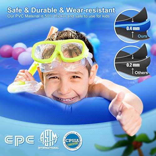 Hamdol Inflatable Swimming Pool with Sprinkler, Kiddie Pool 99\