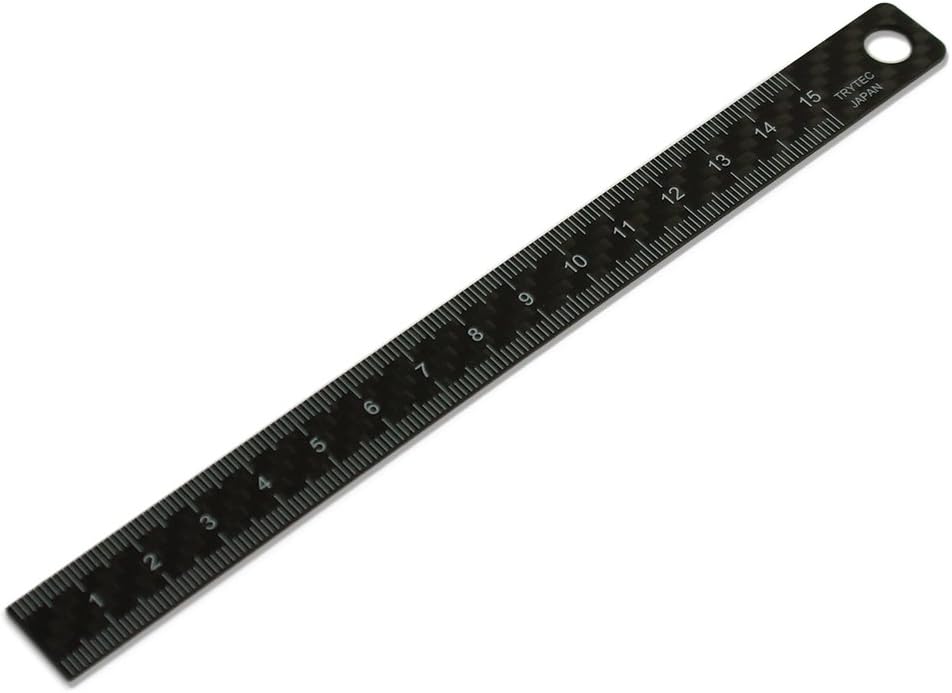 Carbon fiber ruler 15cm C15 TriTech made in Japan Amazon.co.uk