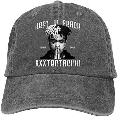 LGDSROJMXL Adult Adjustable Unisex Xxxtentacion Hip Hop Washed Denim Hat Dad Baseball Cap