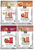 Project 7 Non-Alcoholic Gourmet Cocktail Flavored Gummies (Moscow Mule, Champagne Dreams, Apple Cinnamon Manhattan, and Old Fashioned, 2 oz)