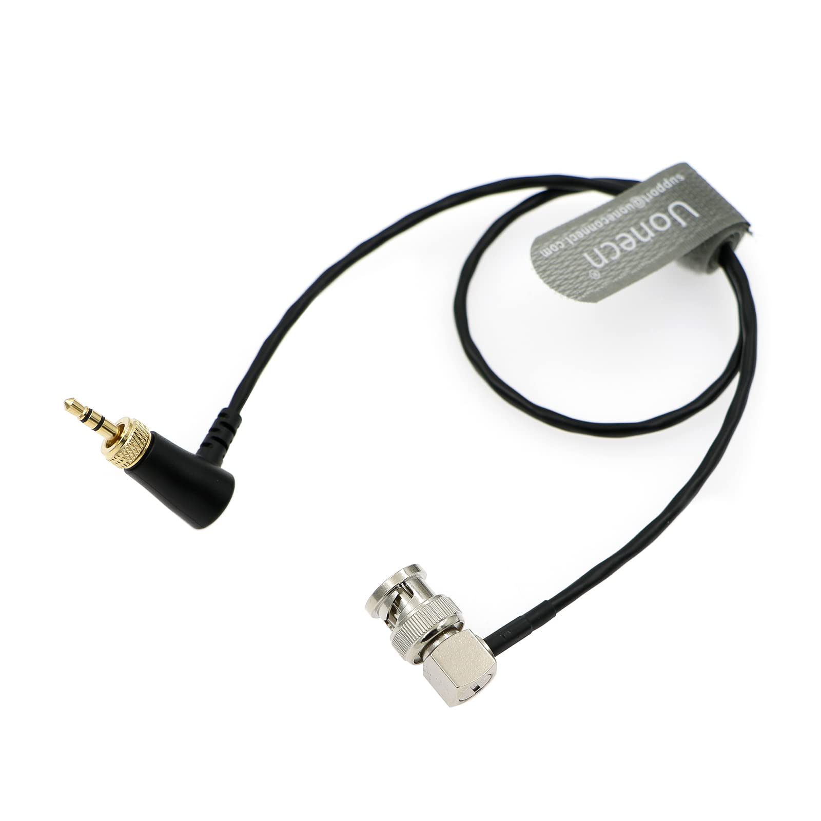 Uonecn Locking 3.5mm TRS for Deity TC-1 to BNC Timecode Cable for Canon C70 Blackmagic Ursa Min Z-CAM E2 A0401