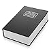 Book Safe with Metal Lock Box - HENGSHENG New English Dictionary fit Hidden Home Diversion Secret Book Safe Portable Travel Box with Key Lock Box Safe - Small Black