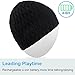 Mydeal Bluetooth Beanie Hat Winter Warm Soft Knit Cap with Wireless Headphone Headset Earphone Stereo Speaker Microphone Hands Free for Outdoor Sport,Compatible with Iphone Android Cell Phones - Black