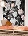 Black Blossoms Beautiful Flowers Wall Hanging Floral Tapestry Fabric Wallpaper Home Decor,60