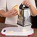 Oliver & Kline Stainless Steel Box Surface Glide Technology 4-Sided Cheese Grater and Vegetable Slicer with Storage Container Set