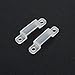 eBoot 100 Pieces Mounting Bracket Clips LED Strip Fixing Clips for 12 mm Max Width Ip68 Led Strip with 200 Pieces Screws