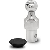 2-5/16 Inch Puck System Gooseneck Hitch Ball, Compatible with 2013-2026 Ford F250 F350 F450, 2016-2026 Chevrolet Silverado, GMC Sierra, Nissan Titan XD & 2013-2026 Dodge RAM 2500 3500, Replace# 60629