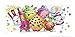 SHOPKINS PALS Large Wall Sticker Mural 1 Decal Grocery Characters