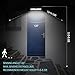 Outdoor Solar Motion Lights, GLISTENY 62 LEDs 950 Lumens Outdoor Motion Sensor Solar Lights Wireless Waterproof Security Step Night Light for Deck Yard Patio Path Garden