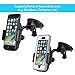Car Mount,JAMRON Washable Strong Sticky Gel Pad for Windshield and Dashboard,Car Phone Holder with Quick Release Button for iPhone X/8 8 Plus/7 7 Plus/6s Plus/6s,Samsung S7/S8,Google Nexu,Lg and More