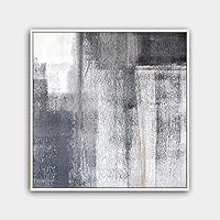 Framed Canvas Wall Art Modern Texture Painting Canvas Prints Home Artwork Decoration for Living Room,Bedroom - 16x16 inches