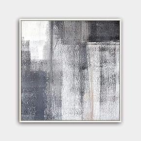 Framed Canvas Wall Art Modern Texture Painting Canvas Prints Home Artwork Decoration for Living Room,Bedroom - 16x16 inches