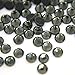Zbella Crystal Hot Fix Rhinestones 10 Gross (1440 Stones/pkg) Hotfix Rhinestones (ss16, Black Diamond)