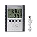 Samshow Hygrometer Thermometer, Digital Humidity Monitor with Temperature Monitor, Indoor/Outdoor Thermometer, Probe, Temperature Gauge Humidity Meter Battery Included