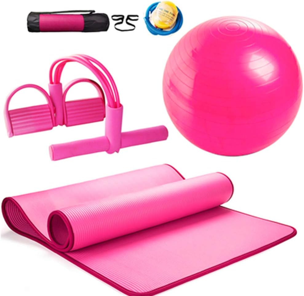 yoga mat and ball