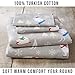 Home Fashion Designs Flannel Sheet Set Queen Winter Bed Sheets Flannel Sheets 4 Piece Set Polar Bears 100% Turkish Cotton