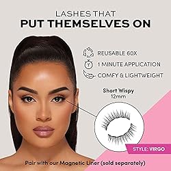 Glamnetic Magnetic Eyelashes - Virgo | Short