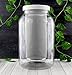 Solstice One Gallon Cold Brew Coffee Maker, Stainless Steel Fine Mesh Filter & Glass Gallon Jar w/Lid (Filter & Jar)