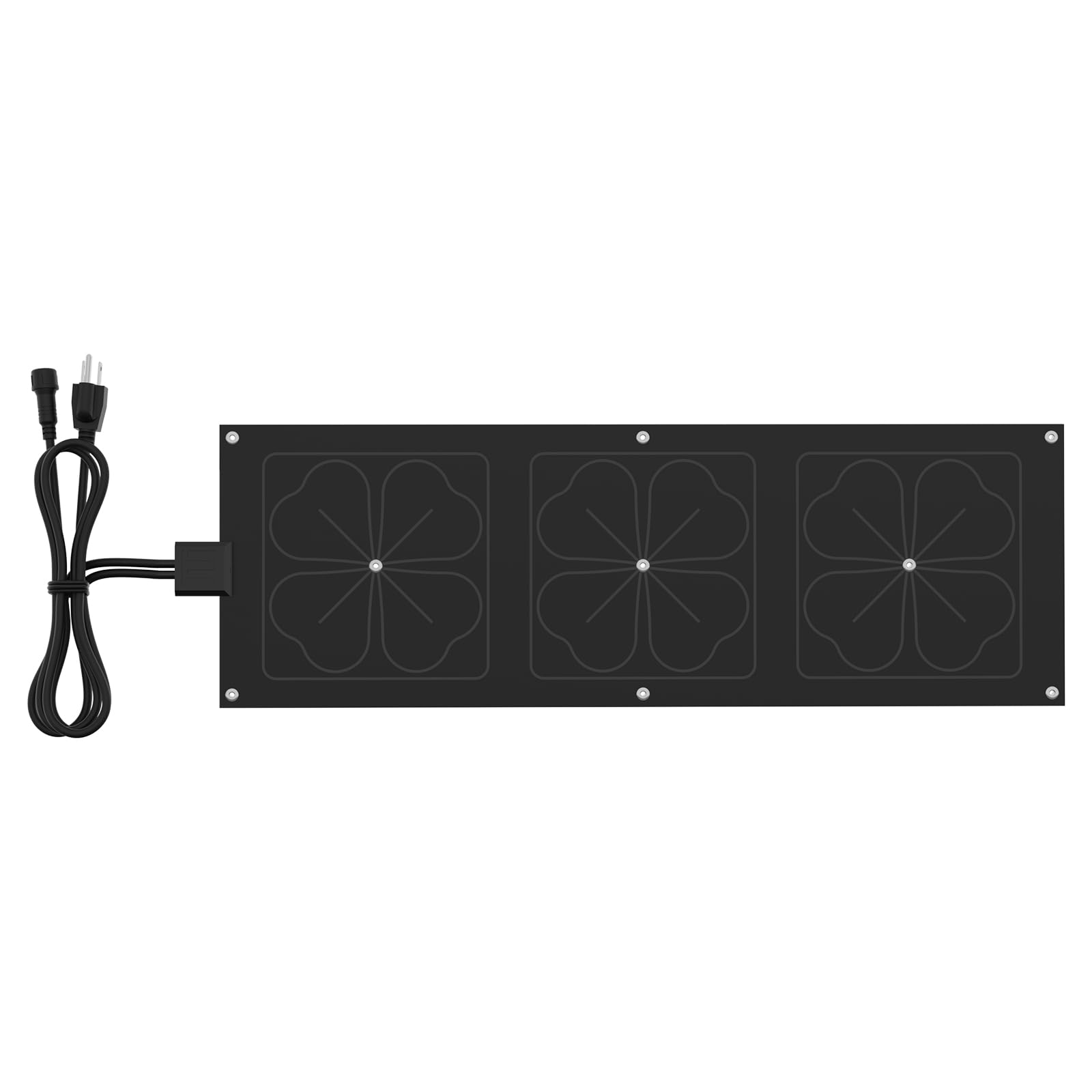 Photo 1 of 10" x 30" Premium Heated Snow Melting Mat, TPO Material, -40°F Cold Resistance, 0.22" Thick Vehicle-Grade Ice Mat with Overload Protection & Thermostat, Non-Slip for Driveways, Walkways, Stairs
