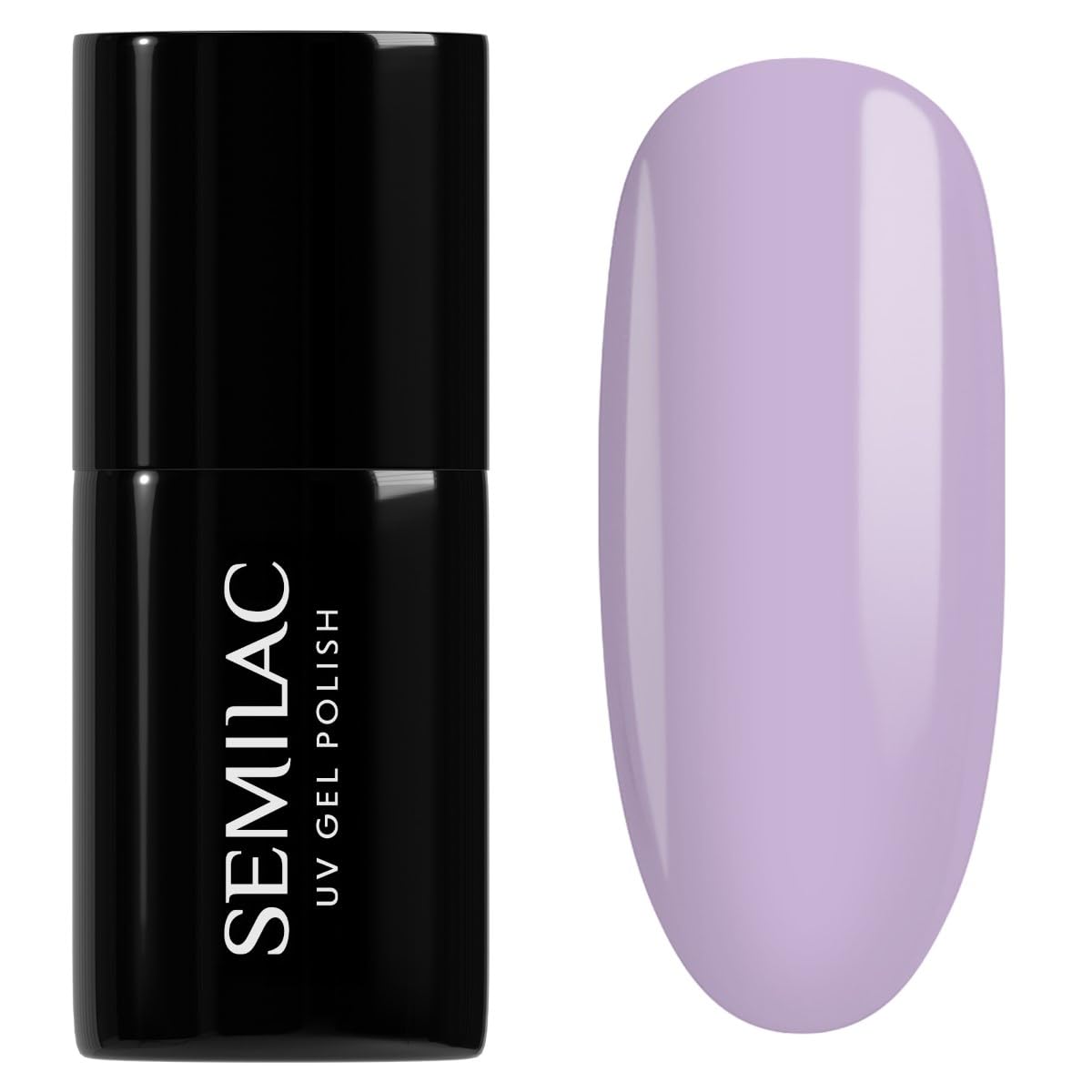 Semilac Extend UV Nail Polish 5-in-1 Purple Colour 811 Pastel Lavender 7 ml Innovative UV LED Colour Polish for Colour-Intensive Fingernails Nail Polish Ideal for Manicures & Pedicure