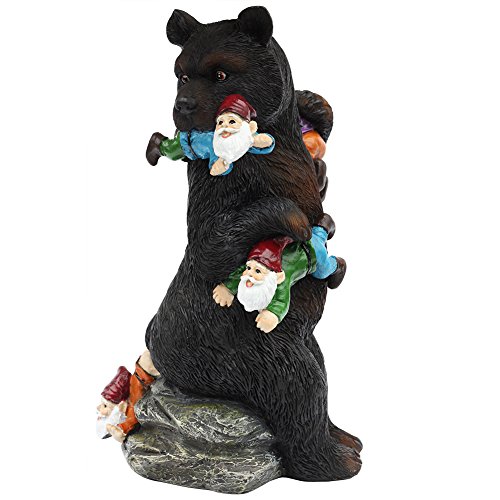 CCOQUS-Garden-Gnome-Massacre-10-Bear-Eating-Gnomes-Outdoor-Statues-Funny-Garden-Decor-Lawn-Patio-Art-Sculpture