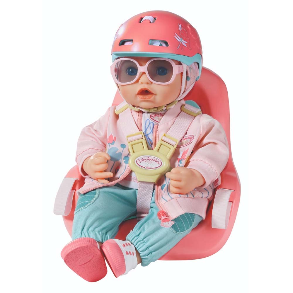 Zapf Creation Baby Annabell Active Bicycle Deluxe Toy Set for 43 cm Doll - Easy for Small Hands, Creative Play Promotes Empathy and Social Skills, For Toddlers 3 Years and Up - Includes Jacket and More