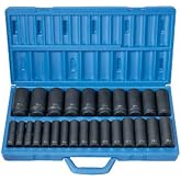 Grey Pneumatic Corp 1326MD 1/2-Inch Drive Deep Length Metric Master Set - 26 Piece
