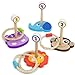 Jungle Ring Toss Game, Indoor/Outdoor Family Fun with 4 Wooden Zoo Animal Targets by Imagination Generation