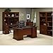 Sauder Office Furniture Heritage Hill Collection Classic Cherry Traditional Executive Office Suite