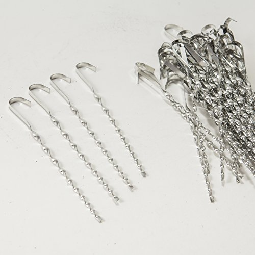 Victorian Christmas Tree Tinsel - Handmade Tin Icicles Ornaments in Canada - Thumbnail 3