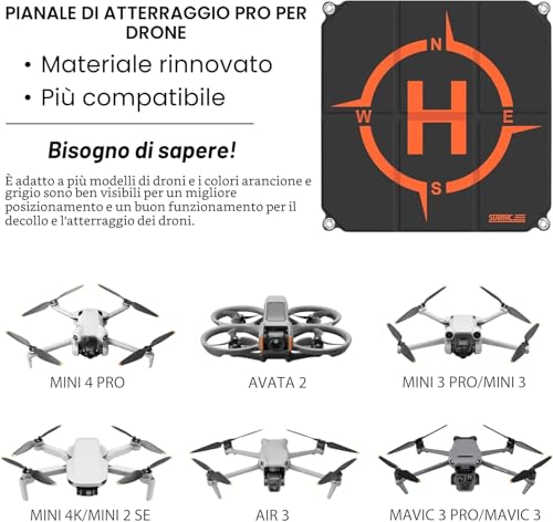 STARTRC Drone Landing Pad, Portable Universal Fast Folding Helipad Landing Mat for DJI Mini 5 Pro/4/3/Mini 4K/Neo 2/Air 3s/Avata 2/Flip(22-inch/55cm)