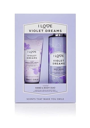 I Love Signature Violet Dreams Hand Cream And Body Lotion Duo Pack