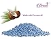 Hair Removal Hard Wax Beans Hard Body Wax Bean Brazilian Pearl Depilatory Wax European for Women Men For Facial Arm Legs 300g Beaads bag with 10pcs Wax Spatulas (Chamomile-300G)