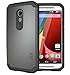 TUDIA Slim-Fit CYGEN Dual Layer Protective Case for Motorola Moto G (2nd Gen 2014 Released ONLY) (Metallic Slate)