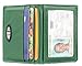Big Skinny New Yorker ID Slim Wallet, Holds Up to 24 Cards, Verdant Green