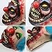 LarpGears Novelty Halloween Costume Party Latex Scary Monster Clown Mask for Adults