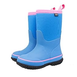MCIKCC Kids Waterproof Rain Boots,Classic Snow Mud
