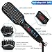 Hair Straightener Brush for Women Men Beard Straightener for Men Ionic with Anti-Scald Heated LED Display for Home & Travelthumb 1