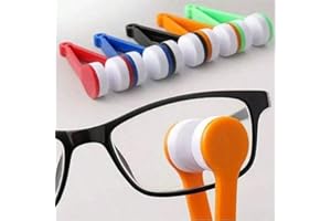 Portable Multifunctional Eyeglass Cleaner 5-Piece Set, Scratch-Free Lens Cleaning Tool, Random Colors