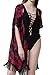 Arisingdeals Women Plus Size Beach Wear Cover Up Floral Bikini Dress