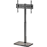 Afaloona Universal Floor TV Stand,TV Floor Mount Stand for 32-75 inch TV up to 110 lbs, Swivel and Height Adjustable Tall TV Stand for Bedroom,Office(TCP01-M-A02)