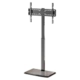 Afaloona Universal Floor TV Stand,TV Floor Mount Stand for 32-75 inch TV up to 110 lbs, Swivel and Height Adjustable Tall TV Stand for Bedroom,Office(TCP01-M-A02)
