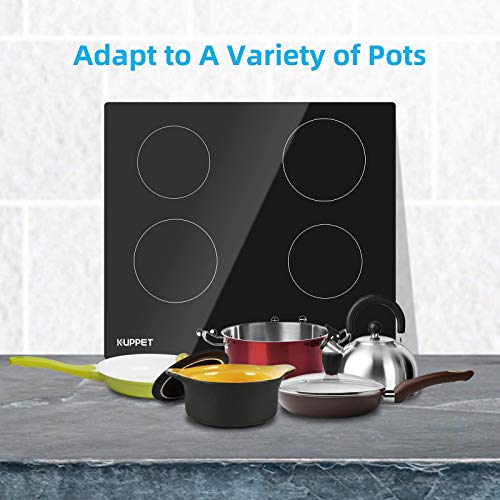 24 Inch Electric Cooktop, Kuppet Induction Cooktop Vertical with 4