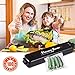 PDR TEC Vacuum Sealers，Automatic Food Preservation Machine for Dry and Moist Food Packing, Fresh Preservation Vacuum Air Sealing System Safety Black with 15pcs Sealing Bags