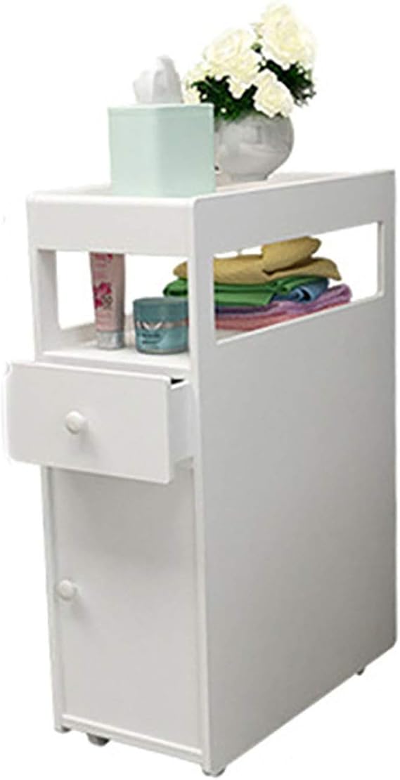 Zhengowen Armario Lateral para Inodoro Baño para Estanterías De