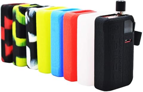 RUILUL - Funda protectora de silicona para Smok Fetch Pro Case Pro Kit Skin Wrap Funda protectora antideslizante negro negro