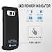 Elebase Note 5 Battery Case, External Rechargeable Charging Pack,4200mAh Protective Portable Backup Charger Case Power Bank for Samsung Galaxy Note 5(Black)