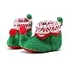 Itaar Baby Boots Toddler Infant Christmas Elf Crib Shoes Winter Snow Booties Soft Warm