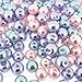 Glass Pearl Mix 100pcs Luster Round 8mm - Princess Mix